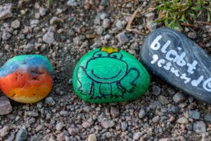 Boulder painting eliassen.co.uk 1