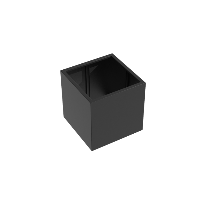 images ADEZZ Plantenbak Aluminium Vierkant Florida zonder bodem 80x80x80cm - Eliassen.nl