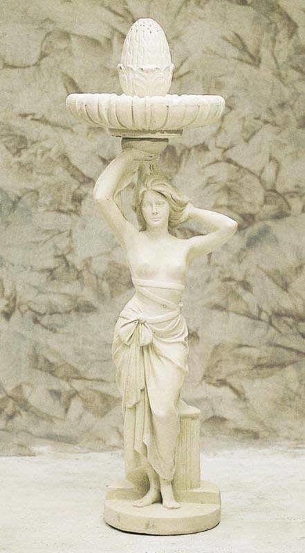 images Beeld klassiek Vrouw met schaal 160cm - eliassen.nl