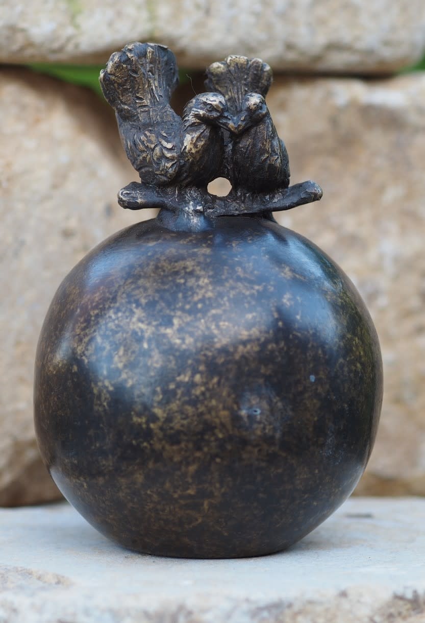 images bronzen urn 2 duifjes - Eliassen.nl