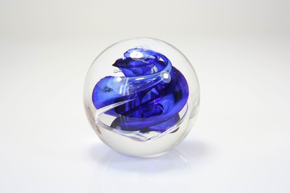 images Eliassen Bol spiraal blauw 8cm