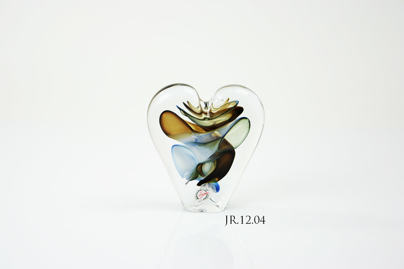 images Eliassen Object kristalglazen Hart multi 2 12cm