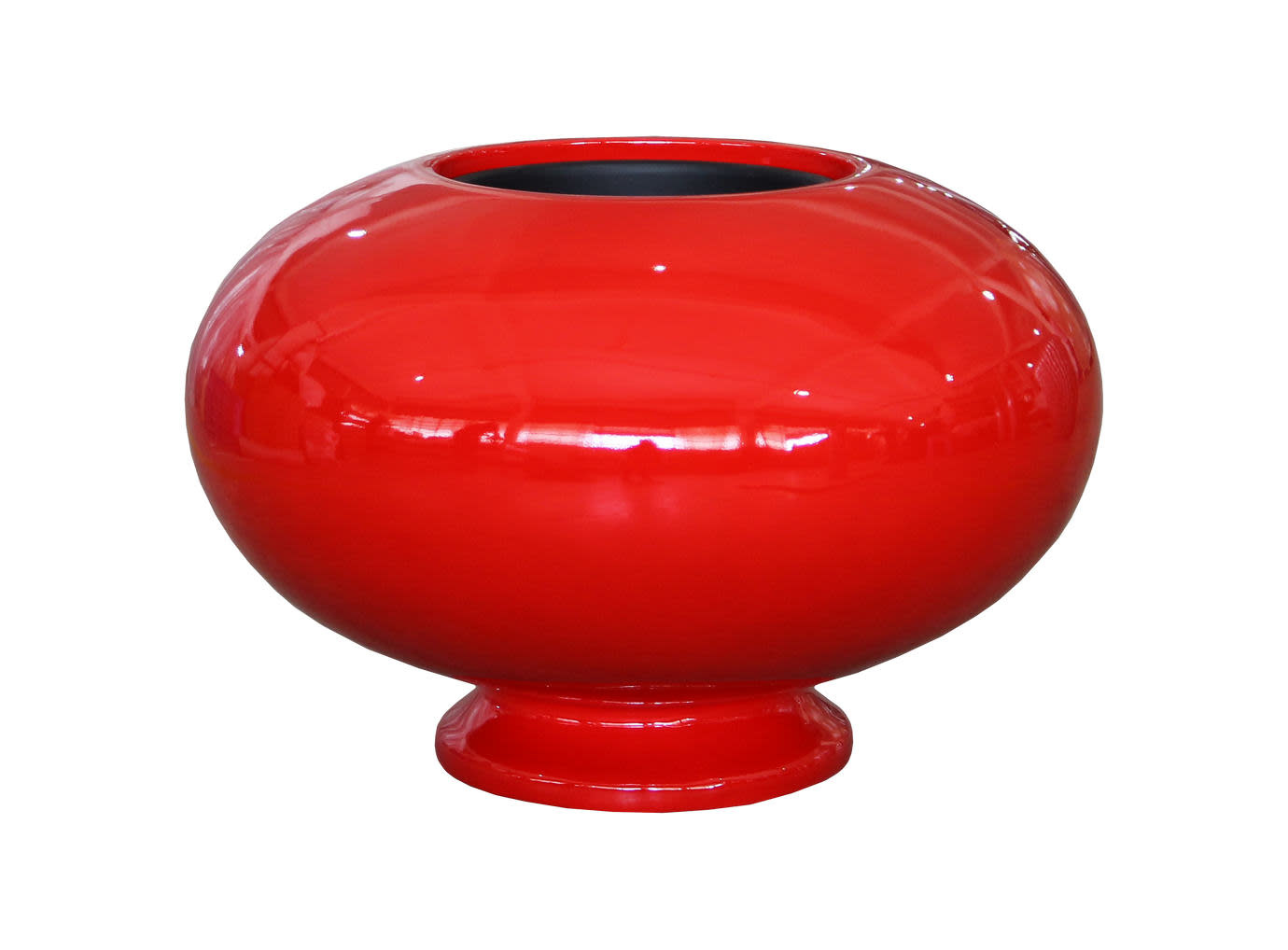 Eliassen Pot vaas Slim rood hoogglans