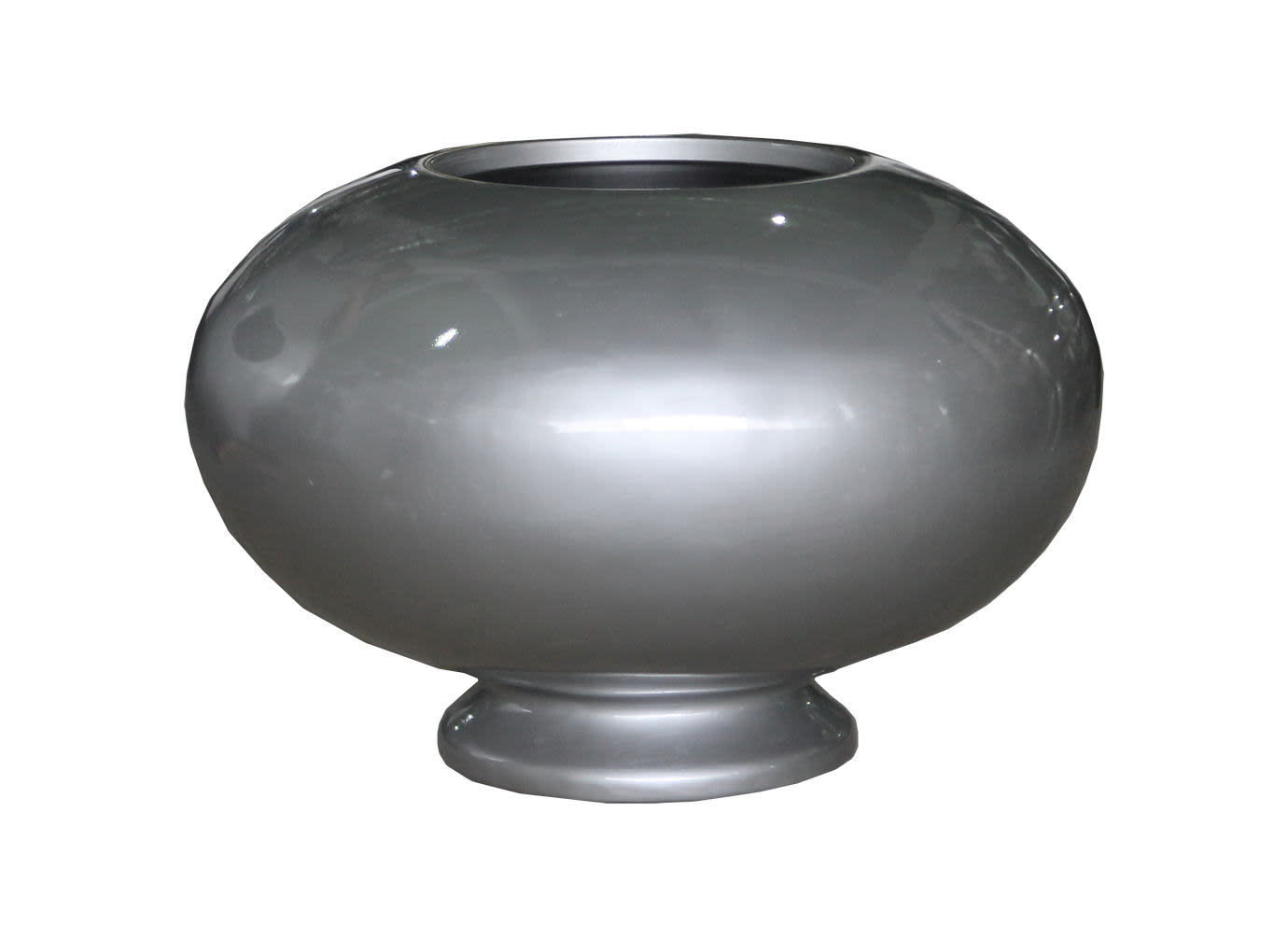 images Eliassen Pot vaas Slim zilvergrijs hoogglans