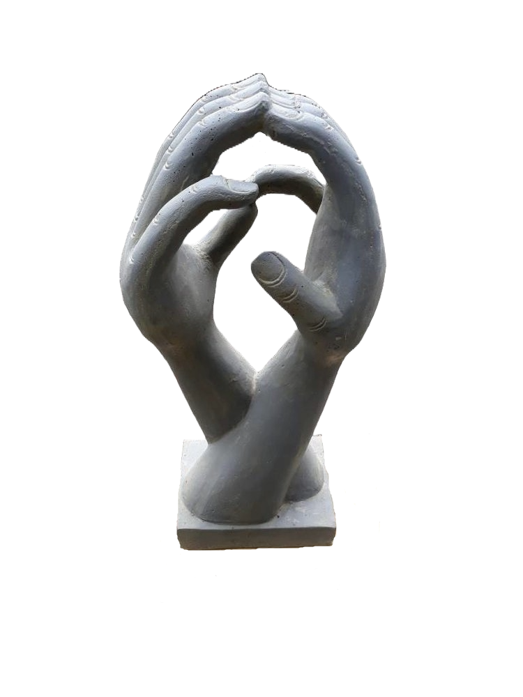 images Eliassen Stenen beeld sculptuur Handen 100cm eliassen.nl