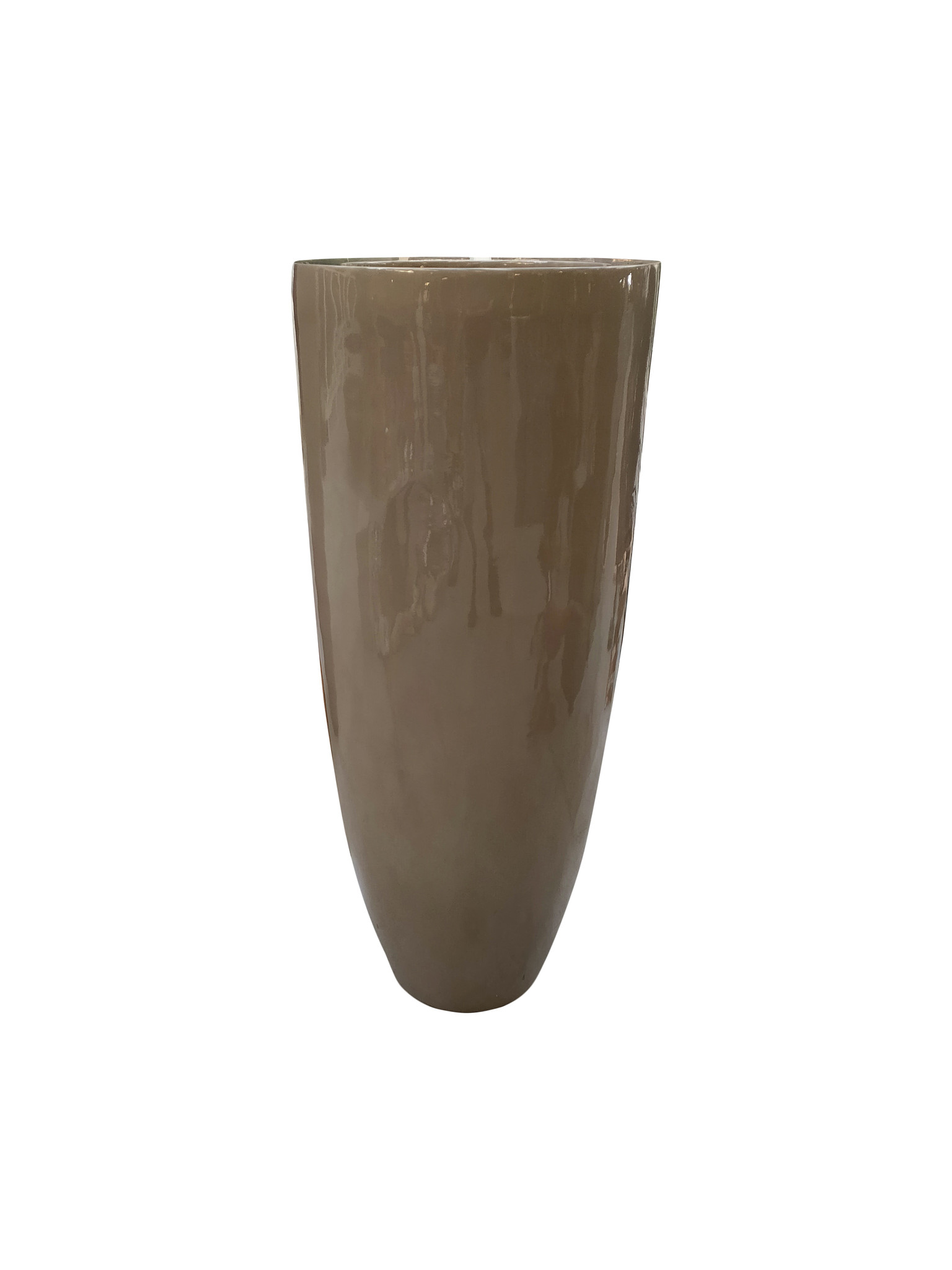 images Eliassen Vaas hoogglans taupe 120cm