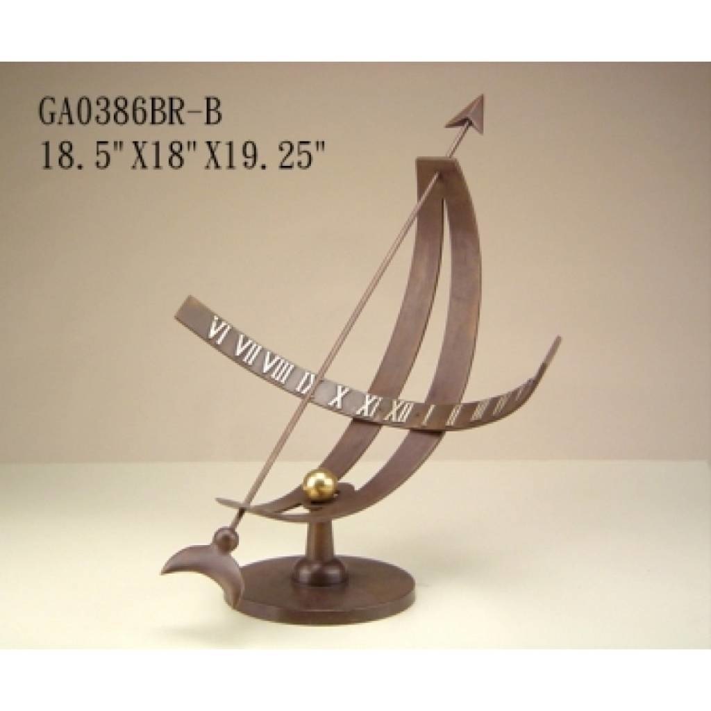 images Eliassen Zonnewijzer brons modern Ga0386 - Eliassen.nl