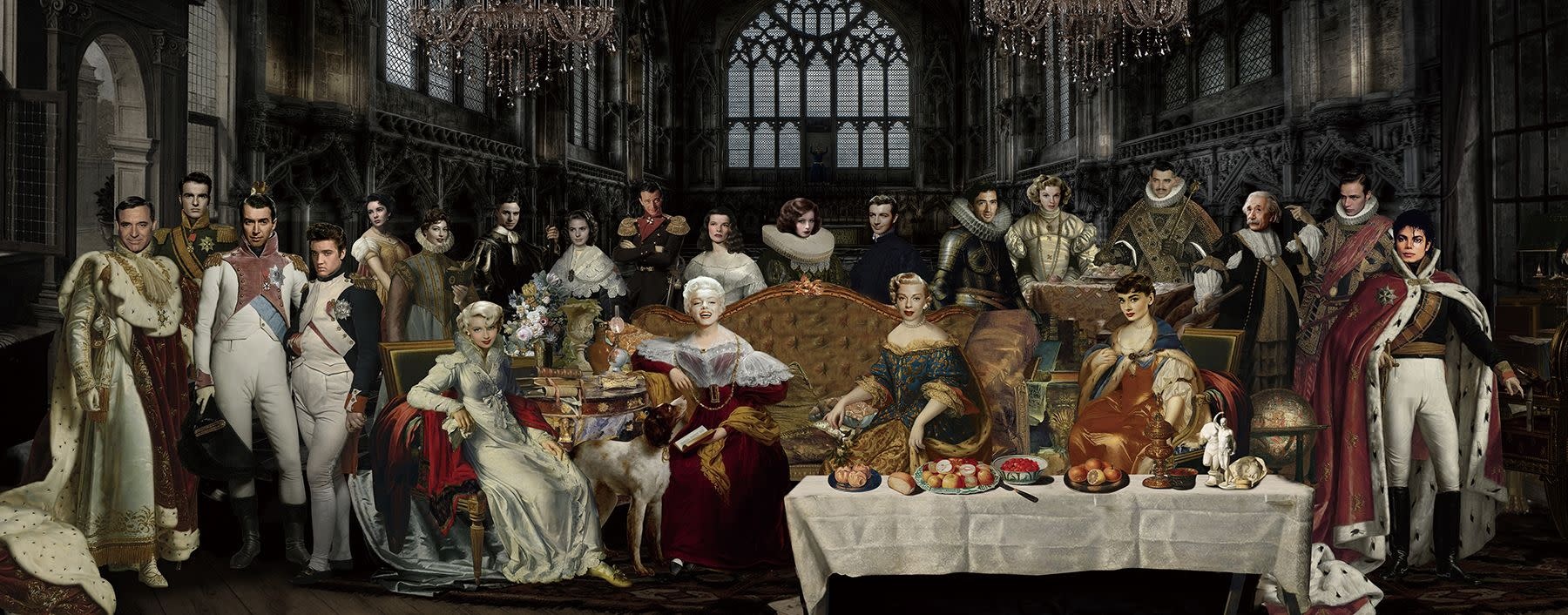 images Glasschilderij Beroemde personen tafel - Eliassen.nl