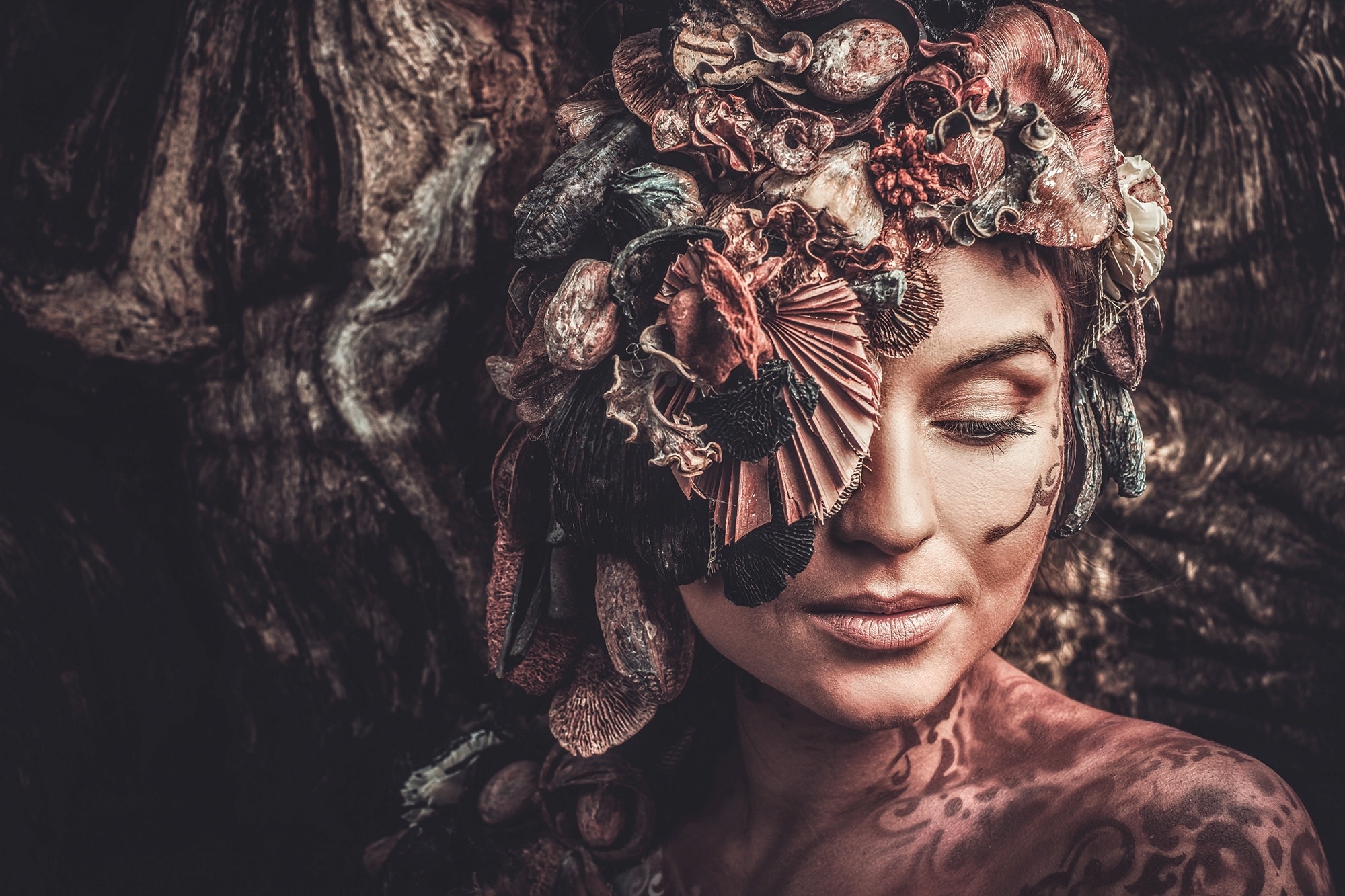 images Glasschilderij Make up vrouw - Eliassen.nl