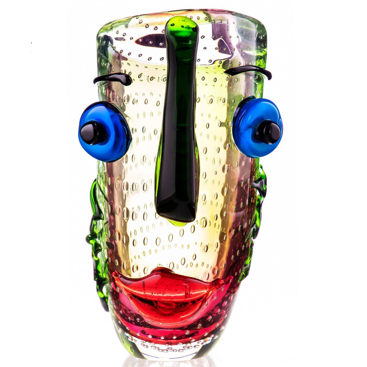 glazen vaas gezicht - eliassen.nl