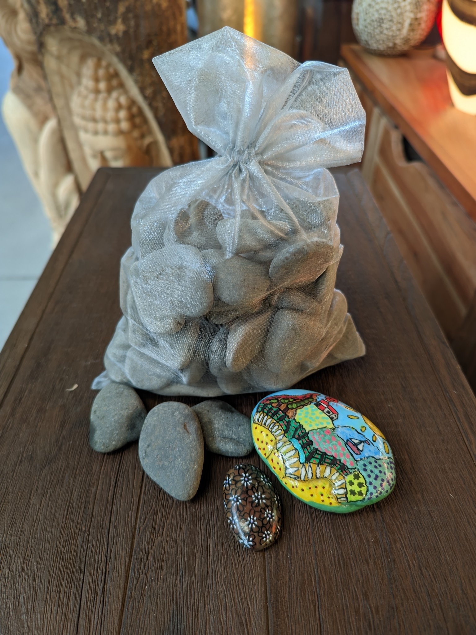 images Keien plat grijs 3-5cm 2kg uitgesorteerd beste selectie voor beschildering eliassen.nl