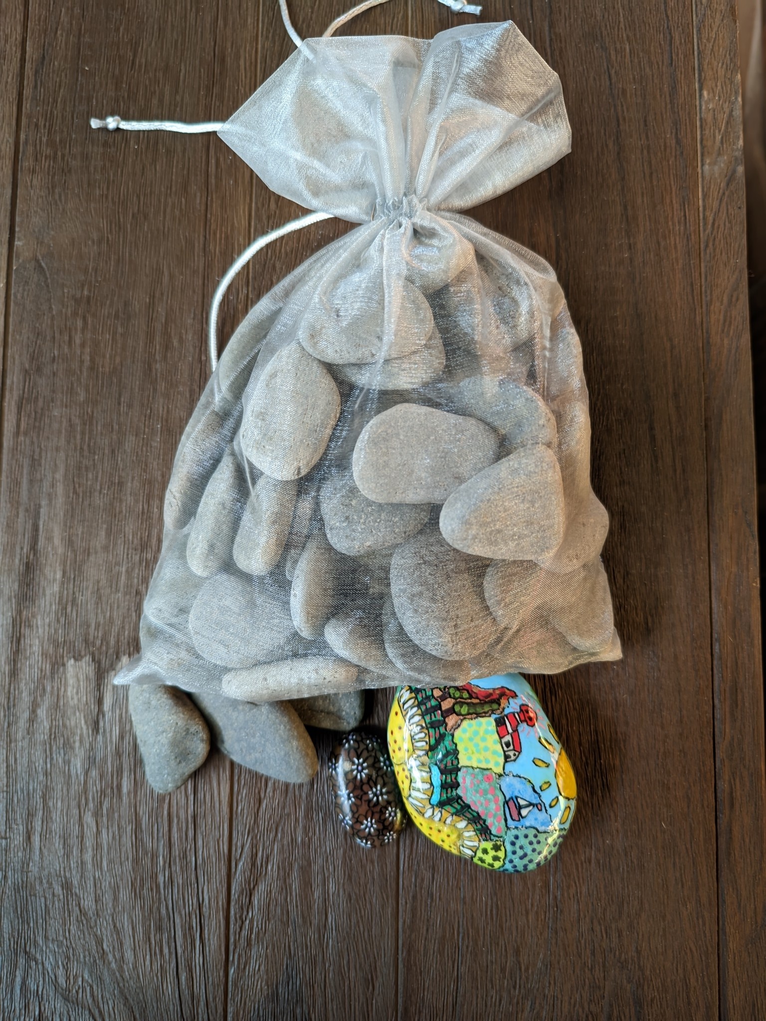 images Keien plat grijs 3-5cm 2kg uitgesorteerd beste selectie voor beschildering eliassen.nl