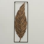 images Muurdecoratie 3 luik Bladeren 90x90cm - Eliassen.nl