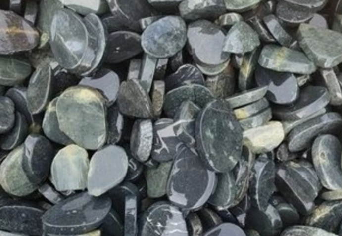 images Sierkeien schijfjes mix zwart-grijs 2kg beste selectie voor beschildering eliassen.nl