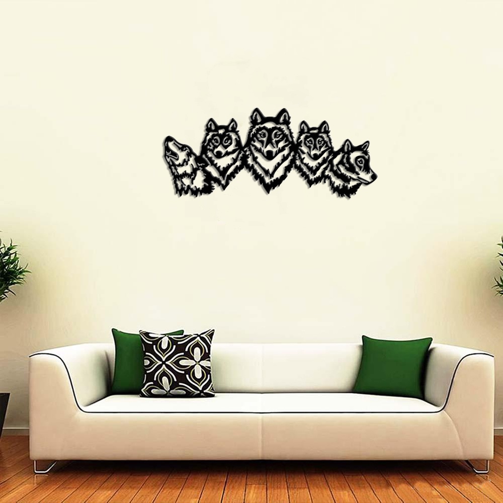 images wanddecoratie wolvenkoppen eliassen