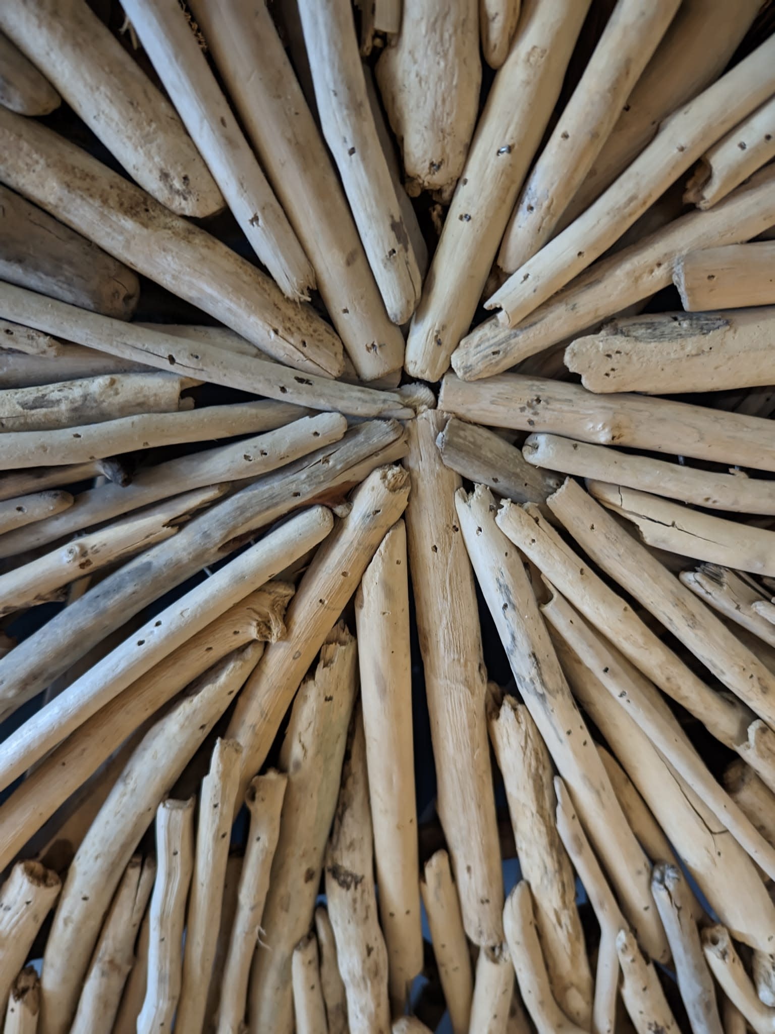 images Wandpaneel drijfhout vierkant 100cm eliassen.nl