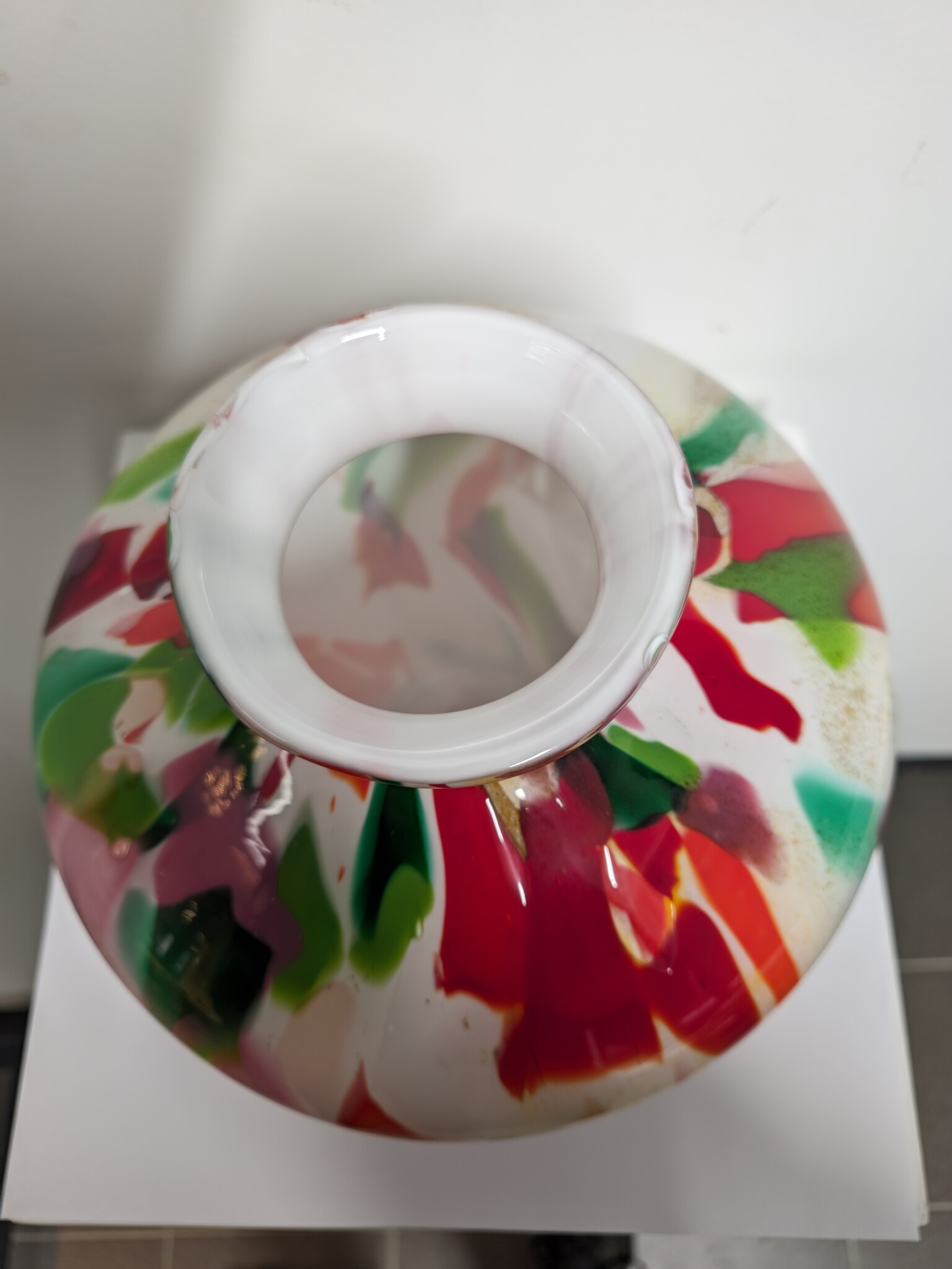 images Fidrio Glasvaas Belly mix colors 23cm eliassen.nl 4