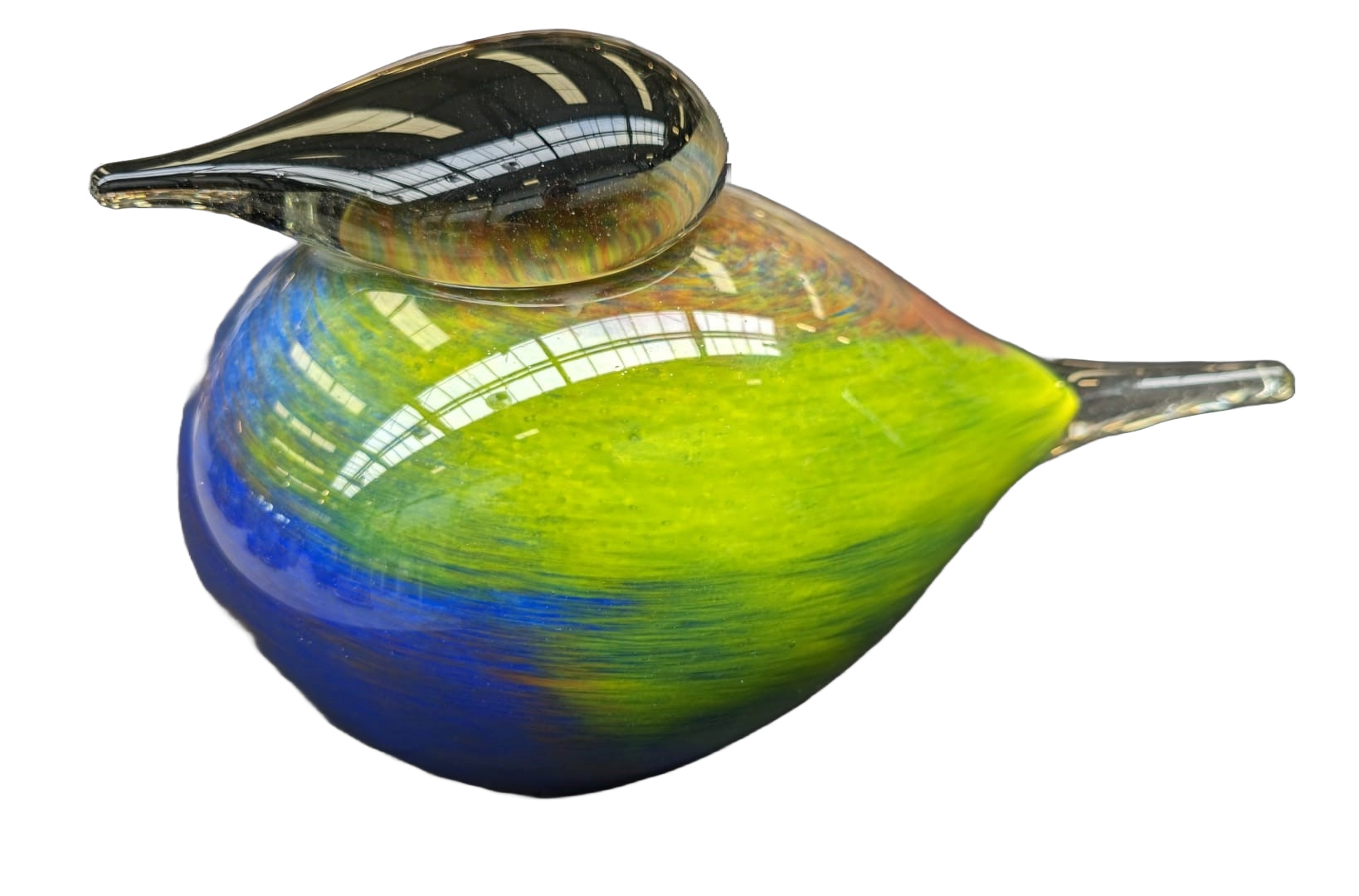 images Fidrio Vogel meeuw zittend XXL 30cm Diep blauw eliassen.nl