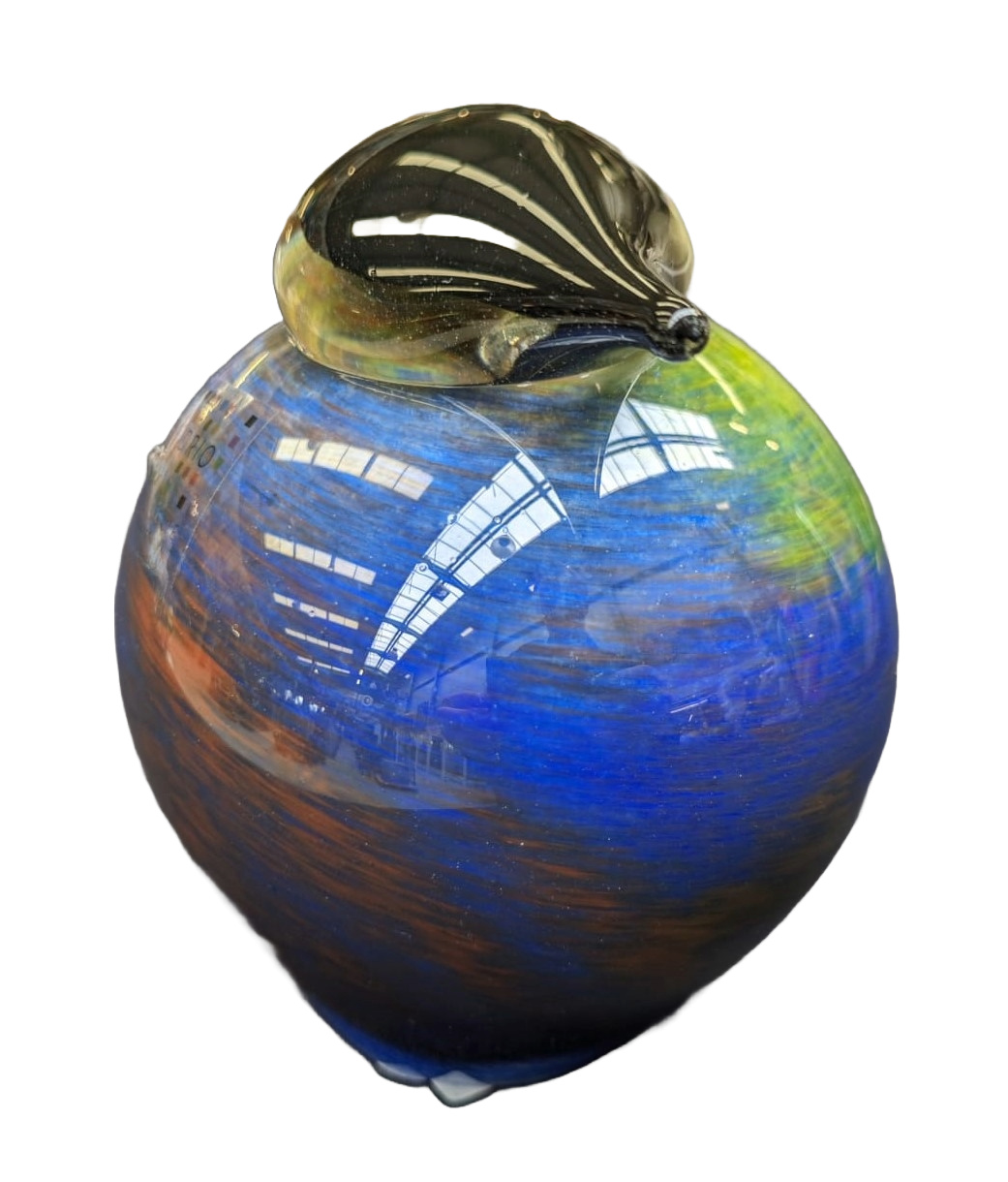 images Fidrio Vogel meeuw zittend XXL 30cm Diep blauw eliassen.nl 1