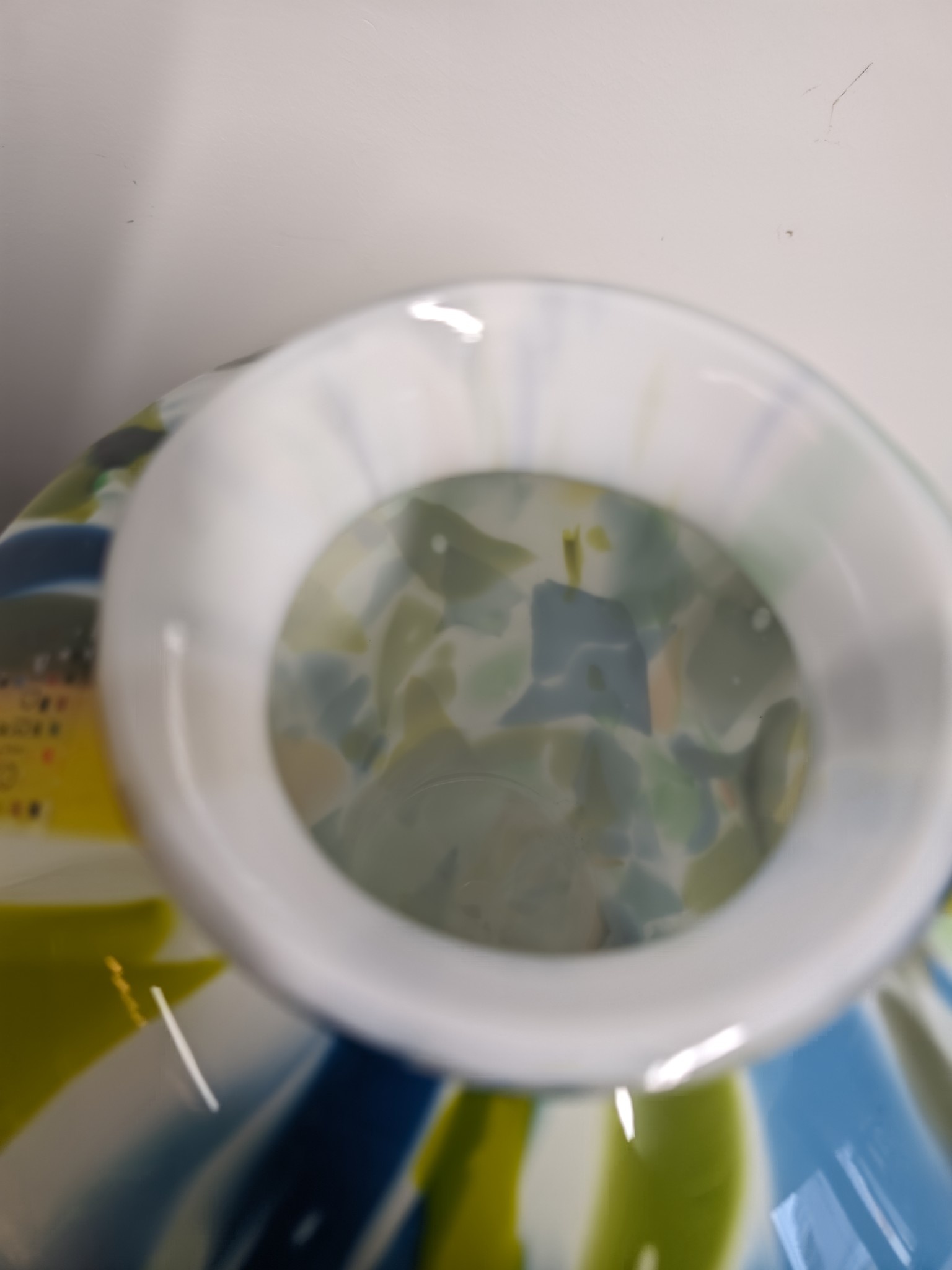 images Glasvaas belly groen blauw 25cm eliassen.nl 1