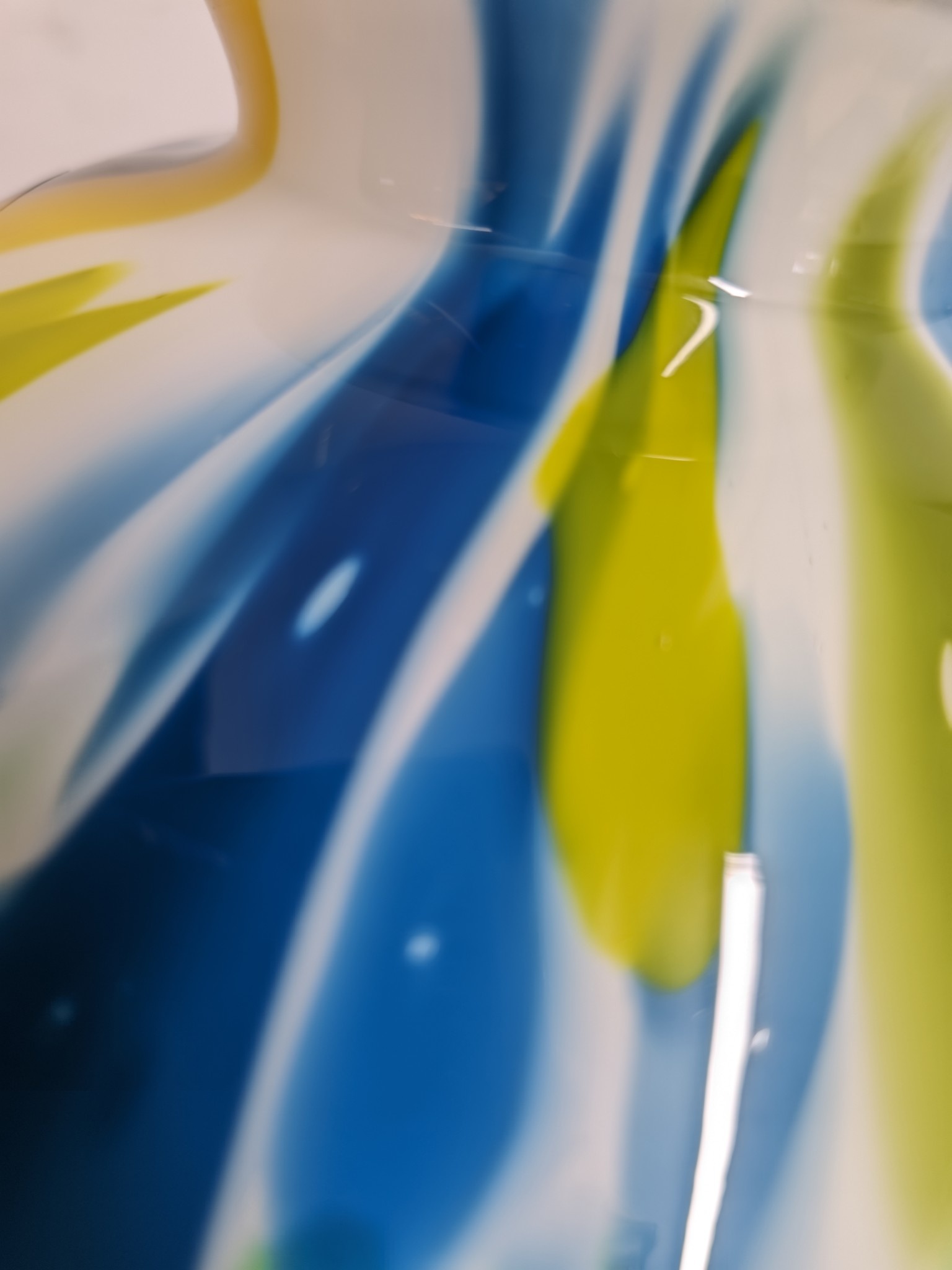 images Glasvaas belly groen blauw 25cm eliassen.nl 2