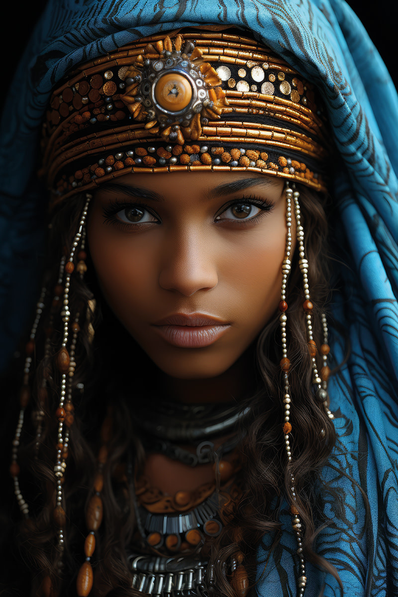 images Schilderij paneel Eliassen.nl 240003-tribal-queen