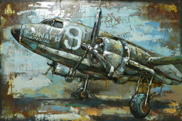 images schilderij vliegtuig - Eliassen.nl