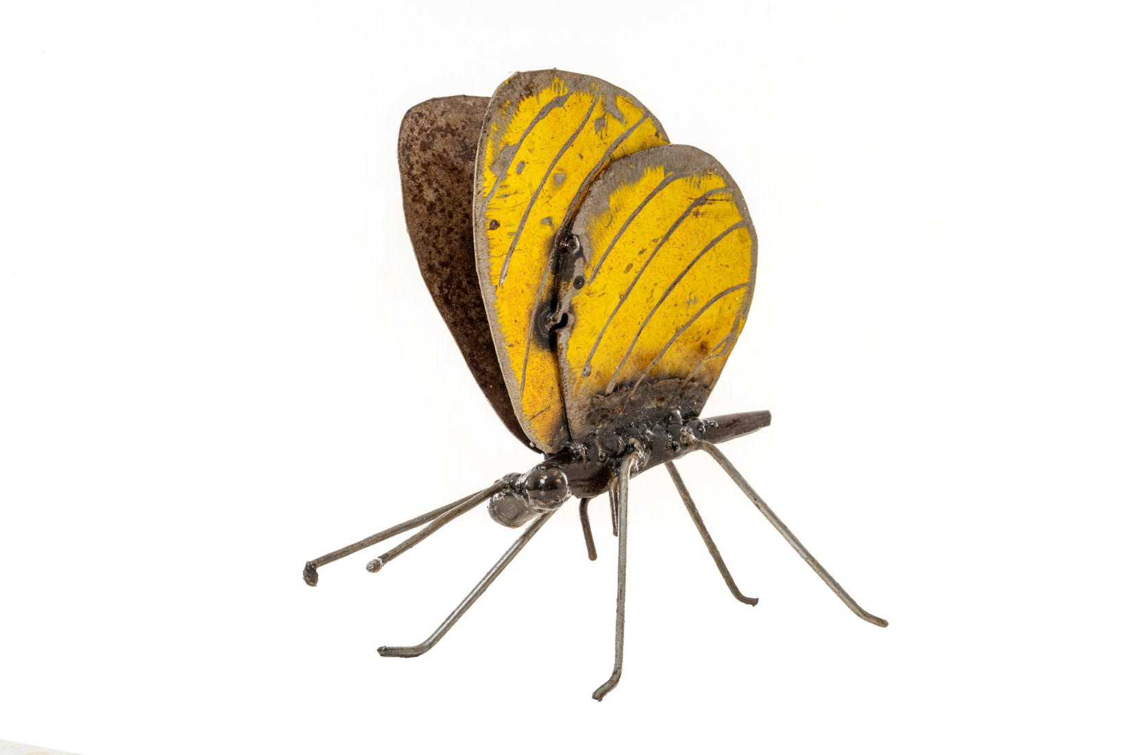 images Vlinder metaal geel Eliassen.nl za403302